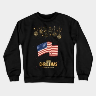 Merry Christmas and happy New Year Crewneck Sweatshirt